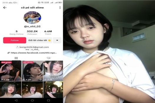 Đụ tiktoker Ngọc Nhi dâm đãng cực mạnh