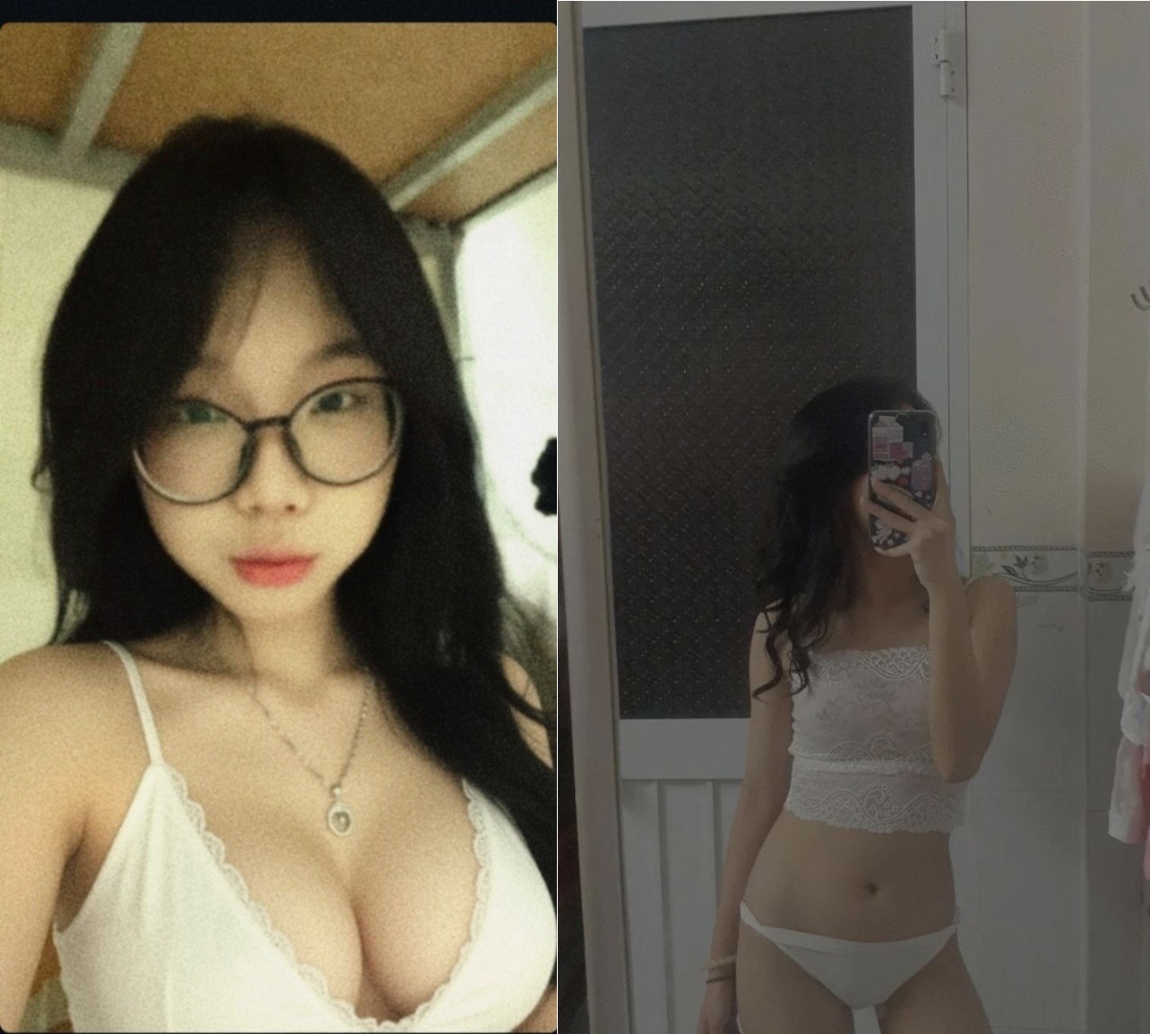 Em nữ sinh dáng nhỏ nhưng vú to