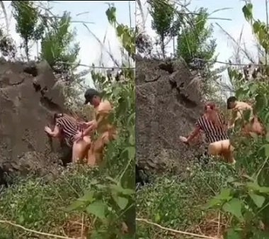 Địt em dâm đãng giữa bụi rậm